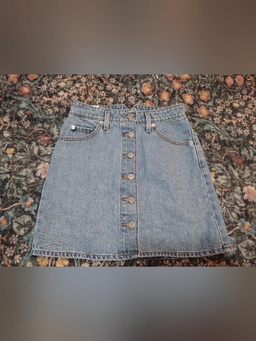 Levis Mini Denim Skirt